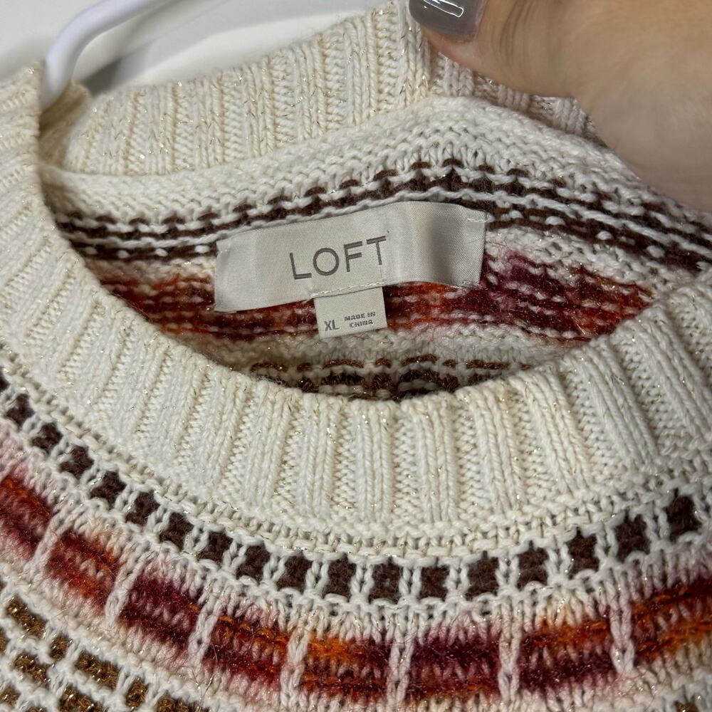 Loft Women's Pullover Cozy Sweater Size XL - Picture 6 of 8
